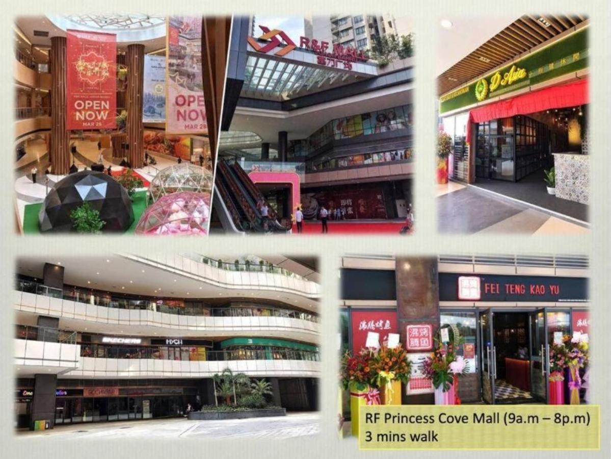 Seaview Condo Near Rf Mall, Food Court & Free Netflix Johor Bahru Luaran gambar